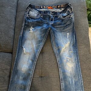 Rock Revival Denim with Embellished Pocket